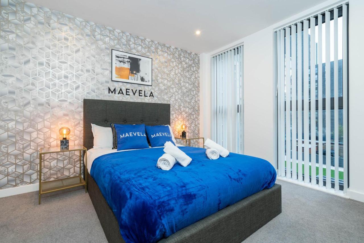Maevela Apartments - Luxury Broad St Apartment - 2 Bed, 2 Bath - City Centre/Cube/Mailbox - With Underground Parking ✓- L Shape Sofa, Large 50 Inch Smart Tv With Free Netflix & Wifi Birmingham Buitenkant foto
